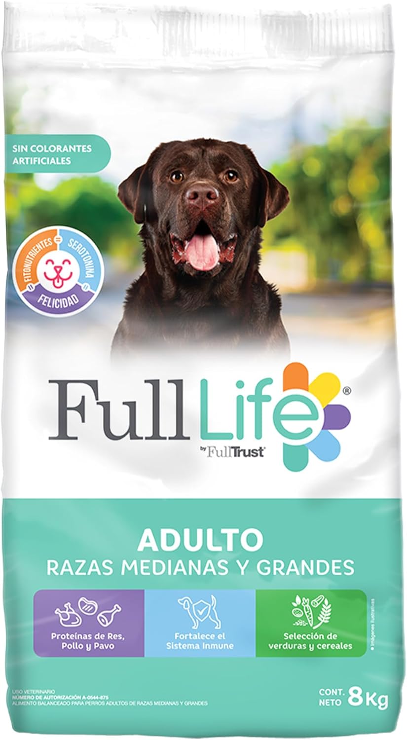 Alimento seco para Perro FullLife Adulto 8KG