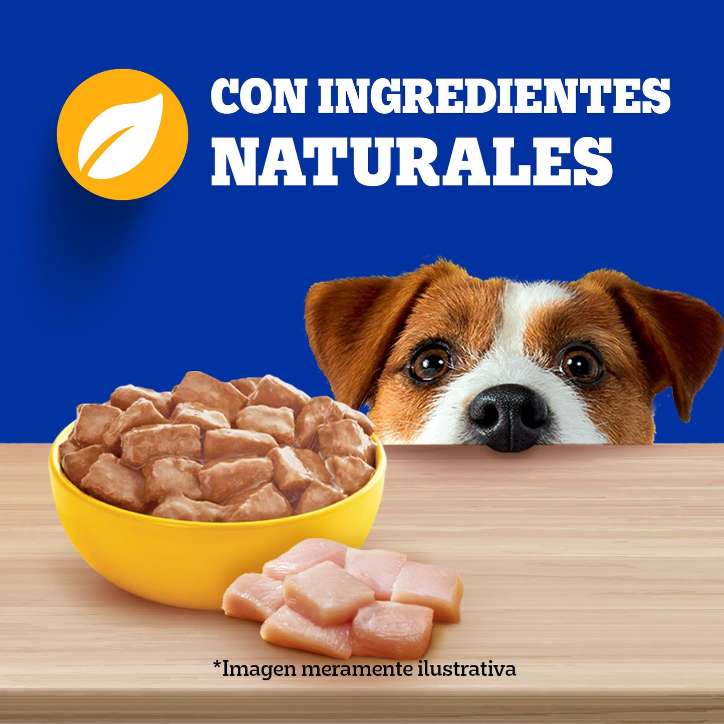 Pedigree - Sobres para Perro, Raza Pequeña, Sabor Pollo, con Ingredientes Naturales, Proteínas y Fibra, 24 Sobres, 100g c/u