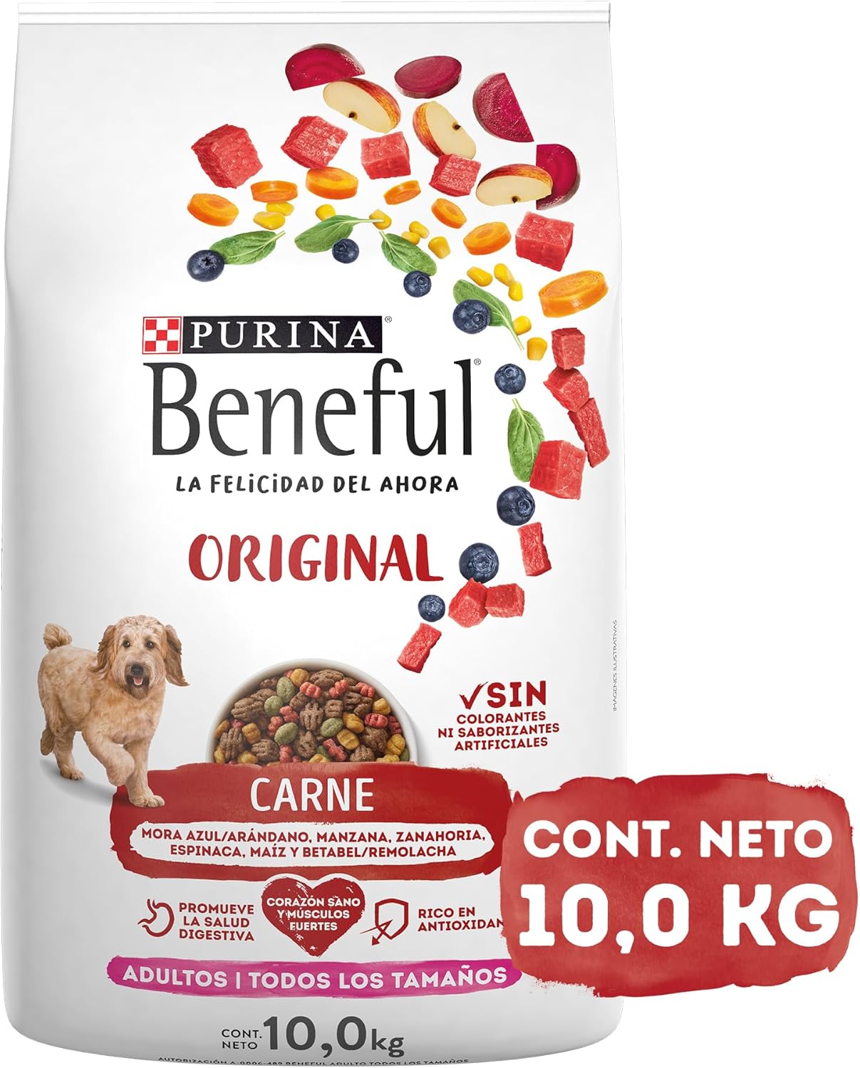 WeTap Purina Beneful Adulto Original Sabor Carne 10Kg