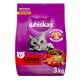 Whiskas Comida para Gatos Croquetas Carne Original Seco, 3 kg