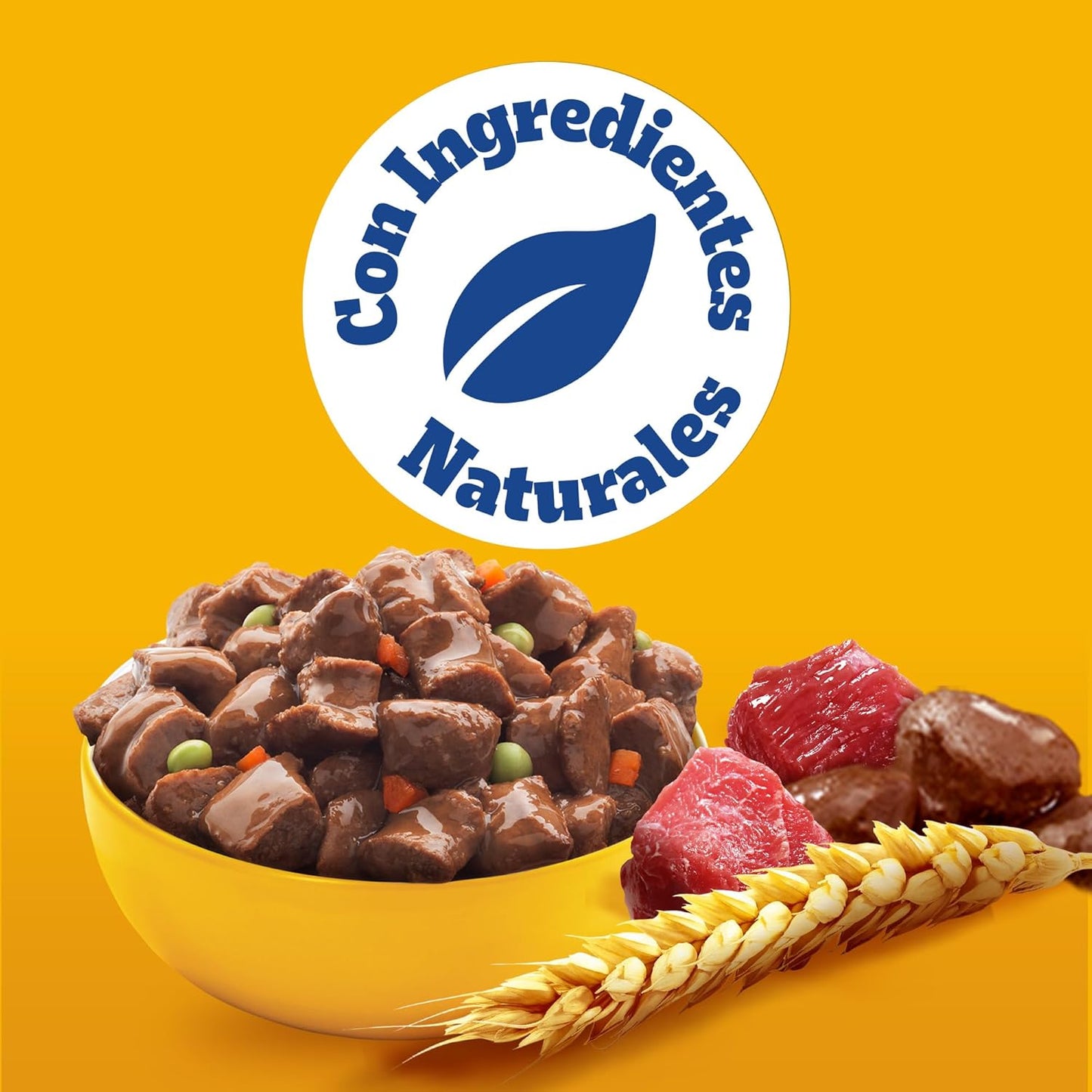 Pedigree - Sobres para Perro, Raza Pequeña, Res y Vegetales, Proteínas, Fibra, 24 Sobres