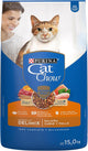 Purina Cat Chow Adulto Delimix Todos los Tamaños Sabor Salmón, Carne y Pollo 15Kg