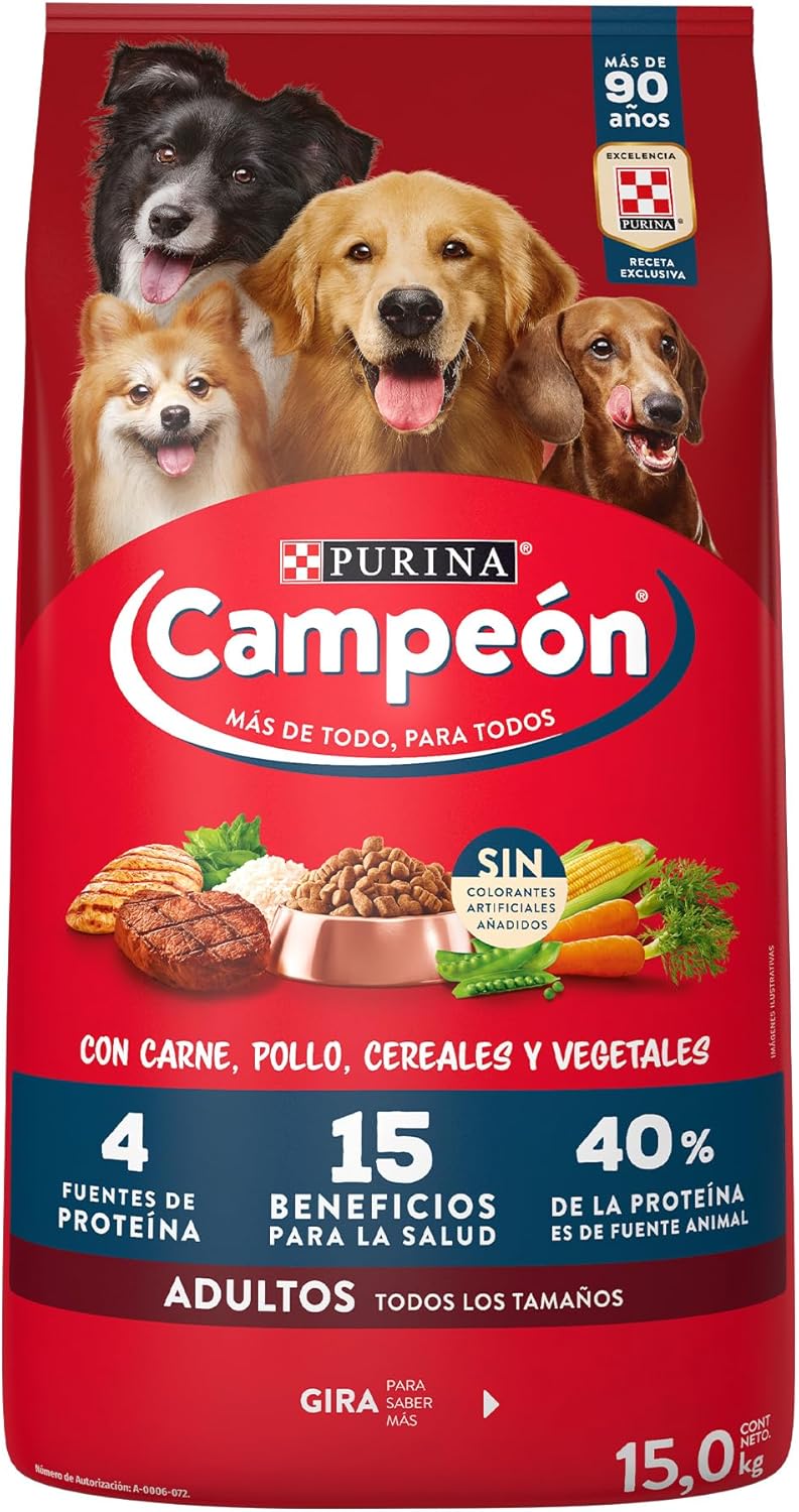 Alimento para Perros Campeon Adulto Prime 15 Kg