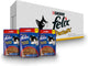Purina Felix Fantastic Tiritas Adulto Todos los Tamaños Sabor Carne 24pack de 85g