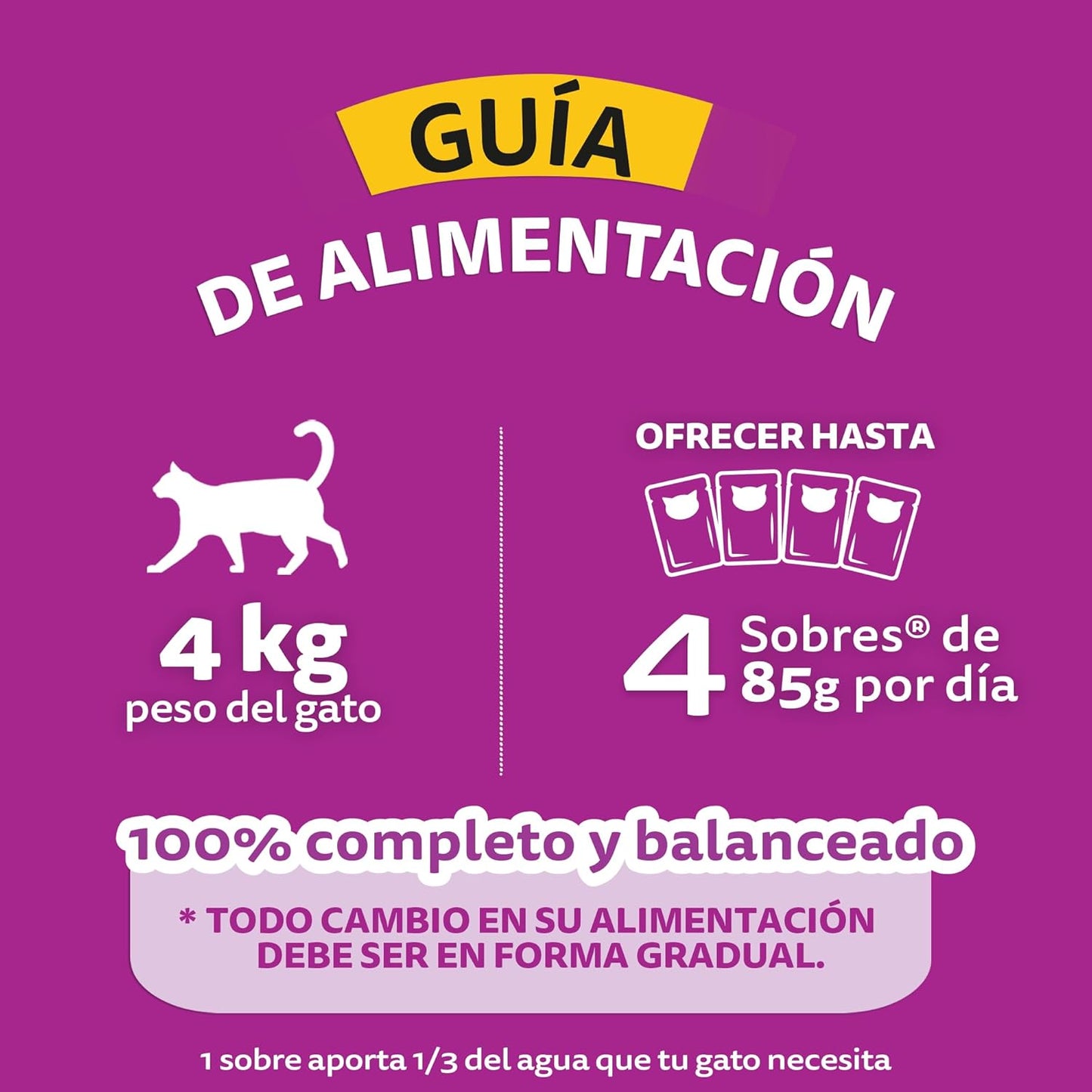 Whiskas - Sobres para Gato, Sabor Soufflé De Res, 85g c/u., Fibra Natural, Minerales, Vitaminas A, Sin Conservadores, 24 Sobres