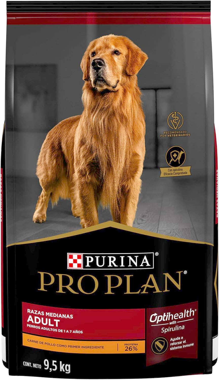 Purina Pro Plan Adulto Raza Mediana Sabor Pollo 9.5Kg