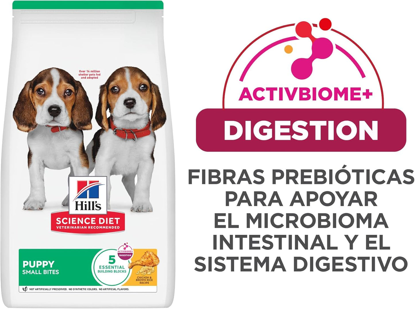 Hill's Science Diet Small Bites Puppy, Croquetas para Perro Cachorro Raza Pequeña Sabor Pollo 5.7Kg