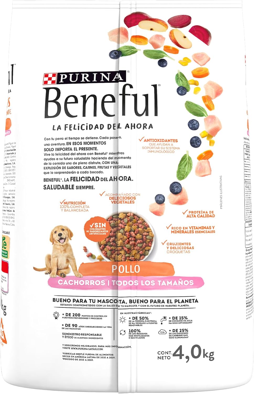 Purina Beneful Cachorro Todos los Tamaños Sabor Pollo