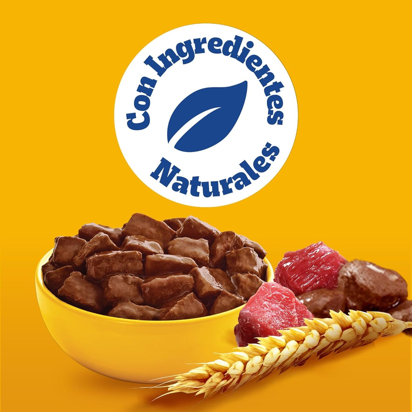 Pedigree - Sobres para Perro, Raza Pequeña, Sabor Cordero, con Ingredientes Naturales, Proteínas y Fibra, 24 Sobres, 100g c/u