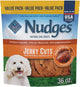 Blue Buffalo Nudges Jerky Cuts Natural Dog Treats, Chicken and Duck, 36oz