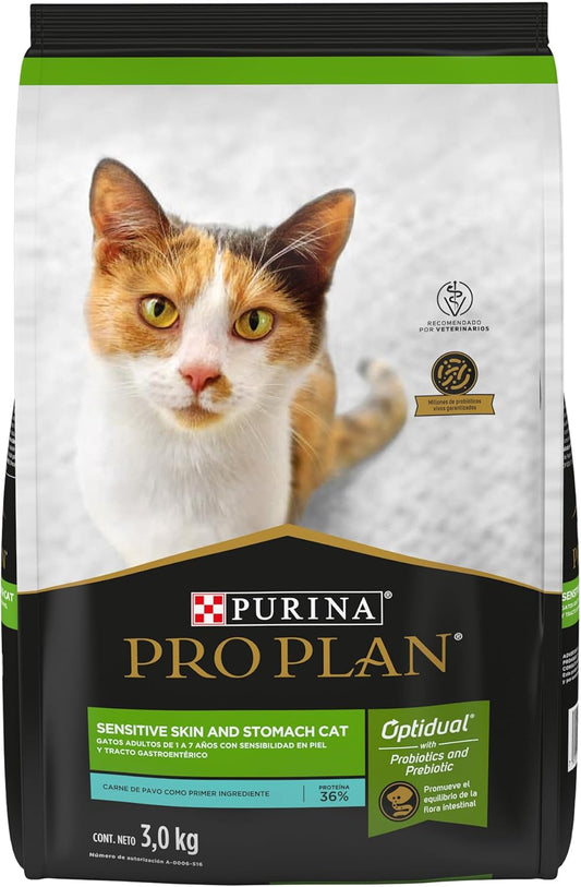 Purina Pro Plan Sensitive Skin & Stomach Cat 3 Kg