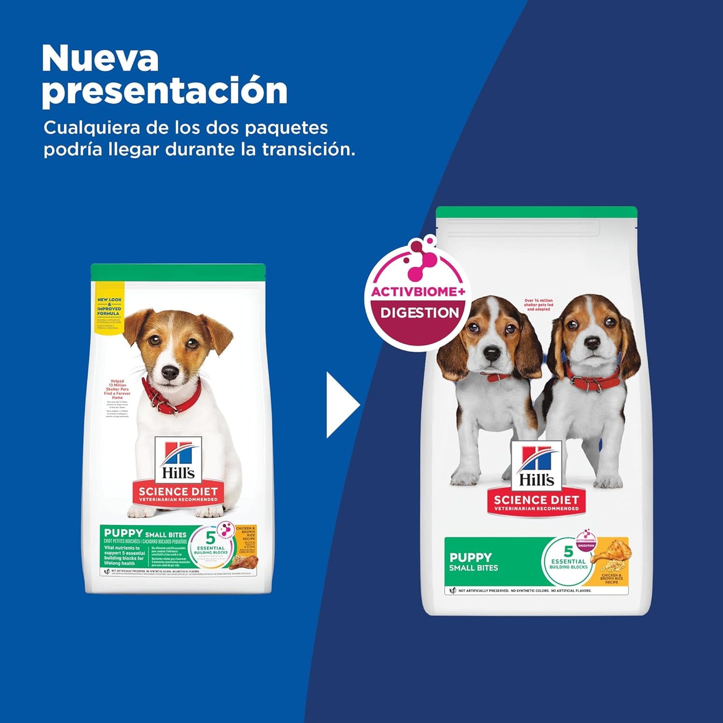 Hill's Science Diet Small Bites Puppy, Croquetas para Perro Cachorro Raza Pequeña Sabor Pollo 5.7Kg