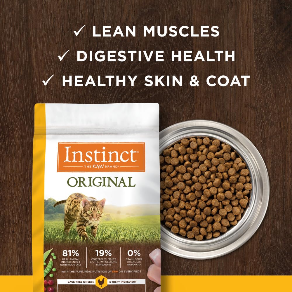 Instinct Original Alimento para Gato, Receta de Salmón 4.5kg