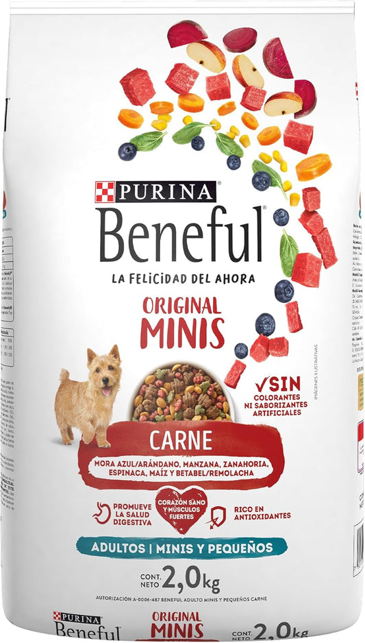 Purina Beneful Adulto Raza Pequeña Sabor Carne 2Kg
