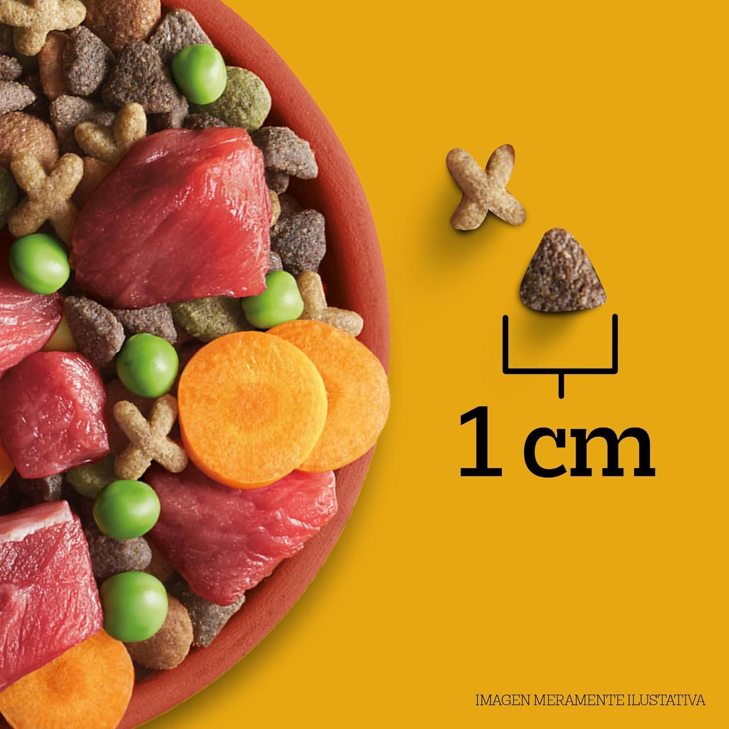 Pedigree - Croquetas para Perro Adulto 20 kg, con Res y Vegetales, Razas Pequeñas, con Proteína, Fibra y Antioxidantes