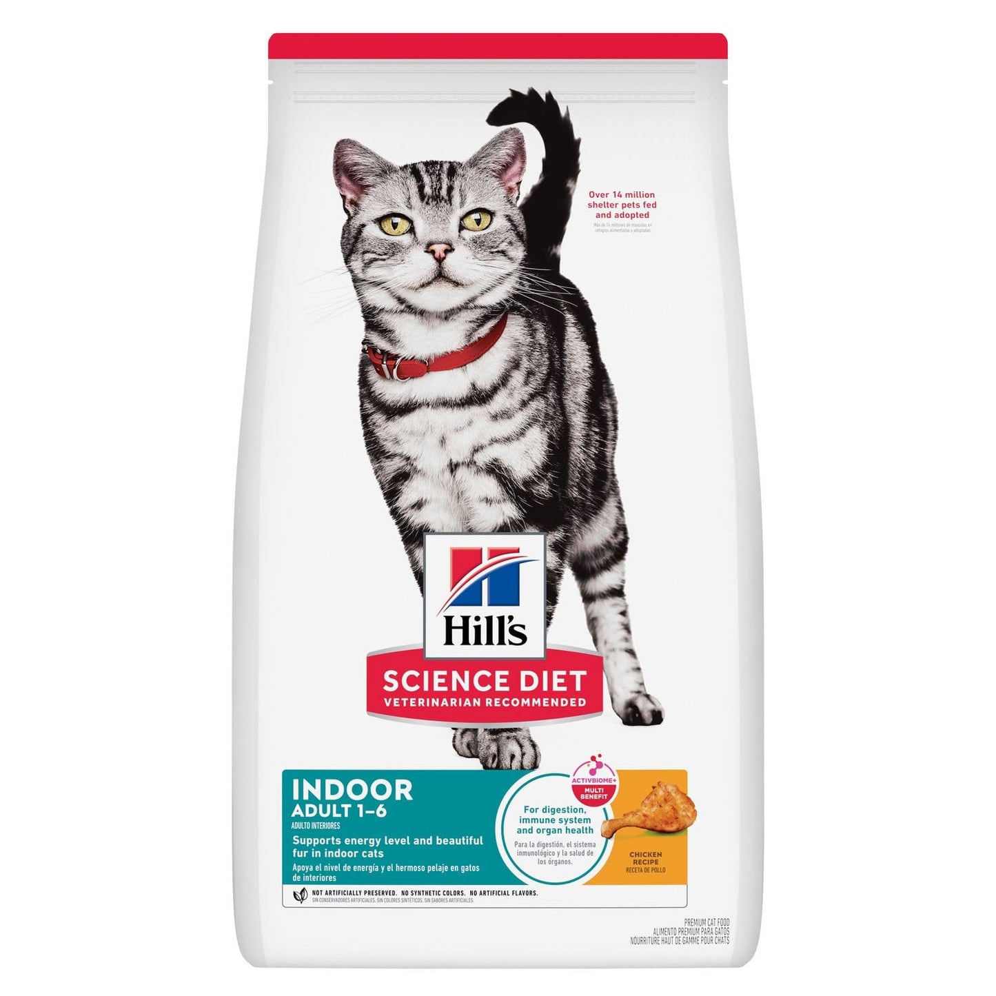 Hill's Science Diet Indoor, Croquetas para Gato Adulto De Interiores Sabor Pollo 7Kg