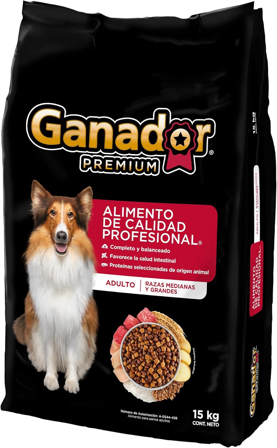 Alimento seco para Perro Ganador Premium 15kg