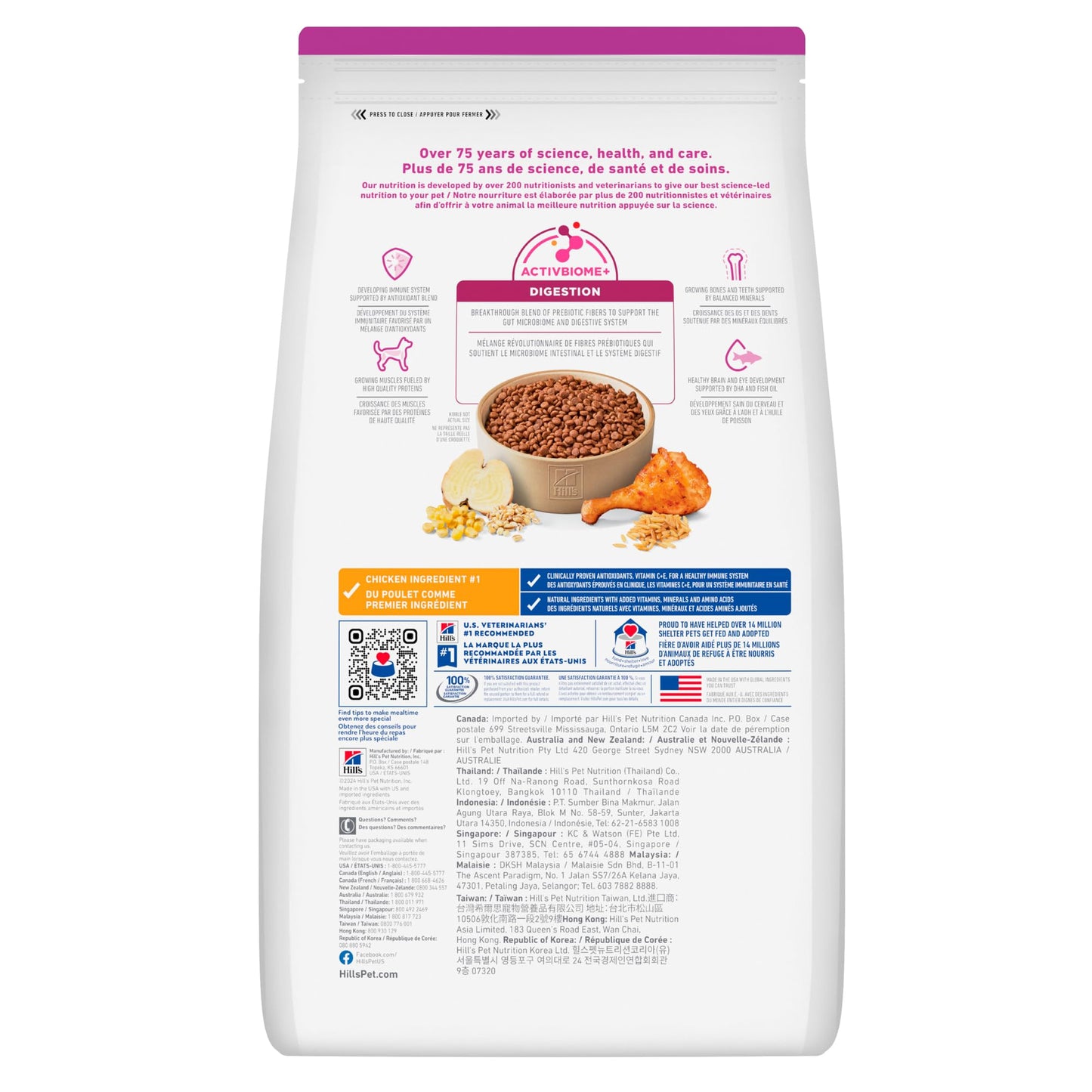 Hill's Science Diet Small & Mini Puppy, Croquetas para Perro Cachorro De Raza Pequeña Y Mini, Sabor Pollo 2Kg