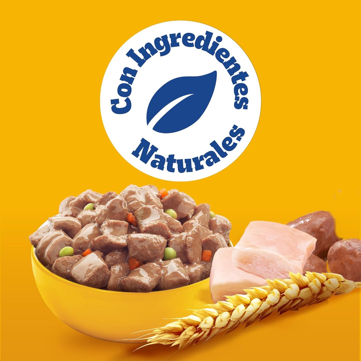 Pedigree - Sobres para Perro Cachorro, Raza Pequeña, Pollo y Vegetales, Nutrición para tu Mascota, Proteínas y Fibras, 24 Sobres