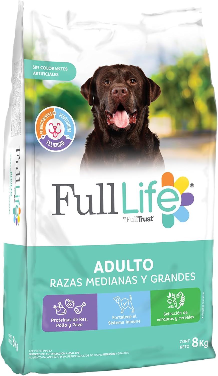 Alimento seco para Perro FullLife Adulto 8KG