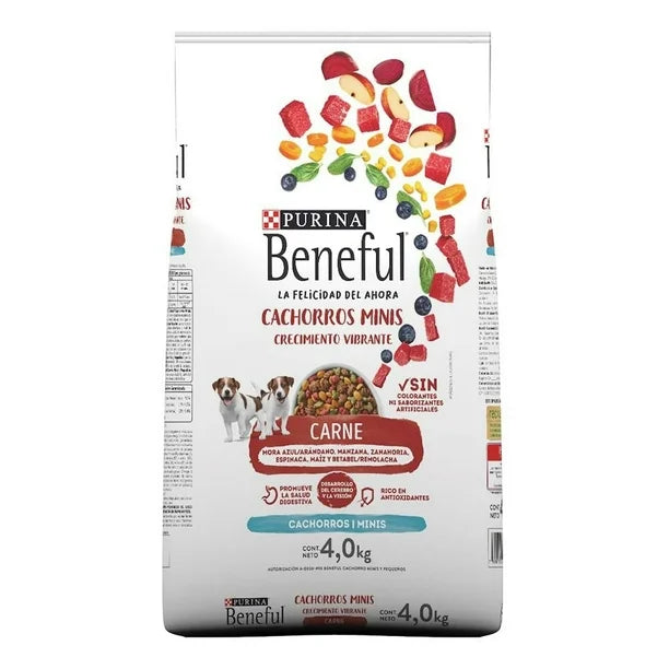 Purina Beneful Cachorro Minis Crecimiento Vibrante Sabor Carne