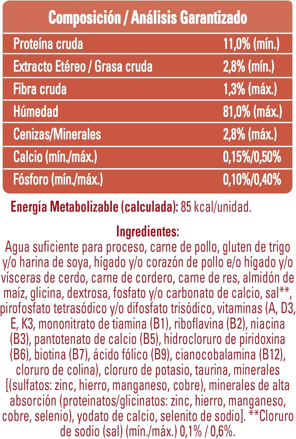 Purina One Adulto Todos los Tamaños Multi Proteinas Sabor Pollo y Carne 24pack de 85g