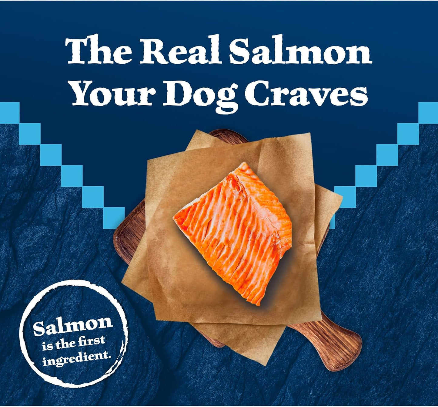 Blue Buffalo Wilderness High Protein Natural Adult Dry Dog Food Plus Wholesome Grains, Salmon 4.5 LB Bag