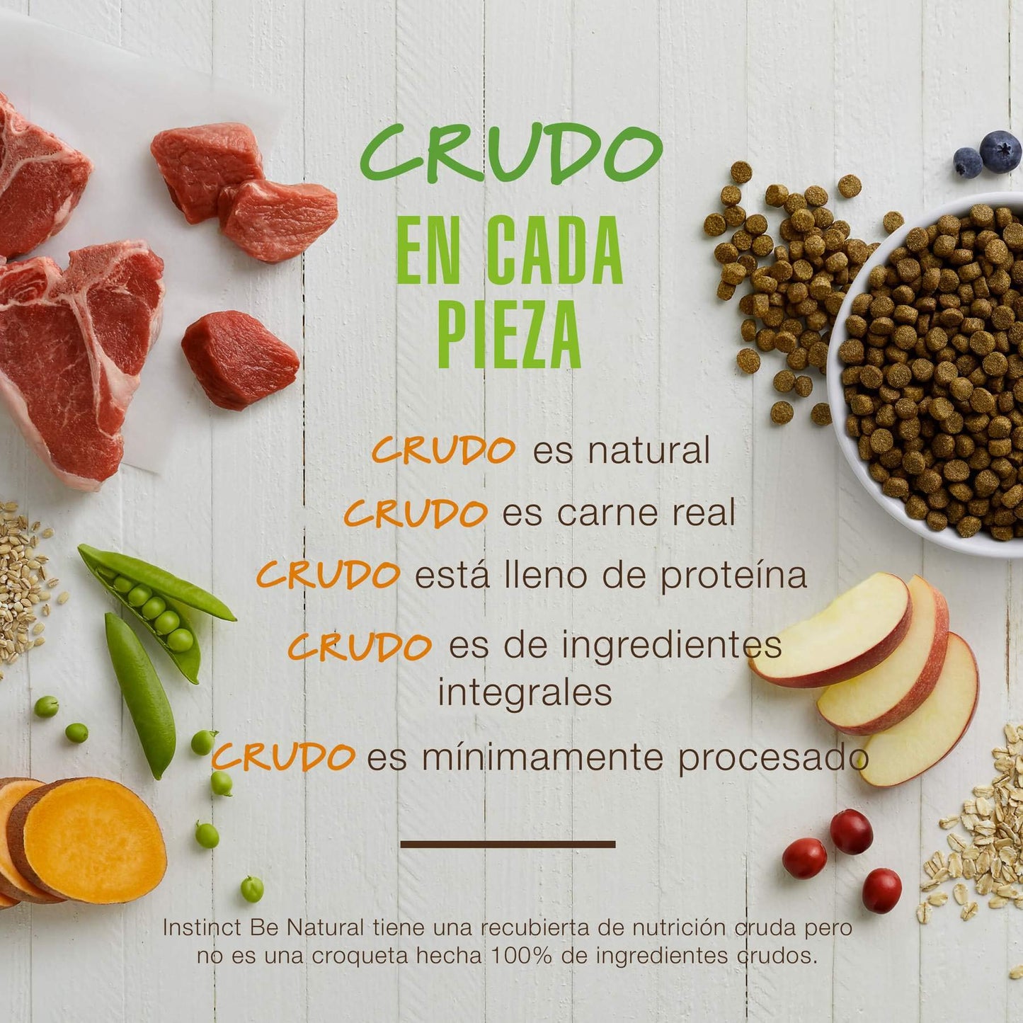 Instinct Be Natural Alimento para Perro, Receta de Salmón 10.8kg