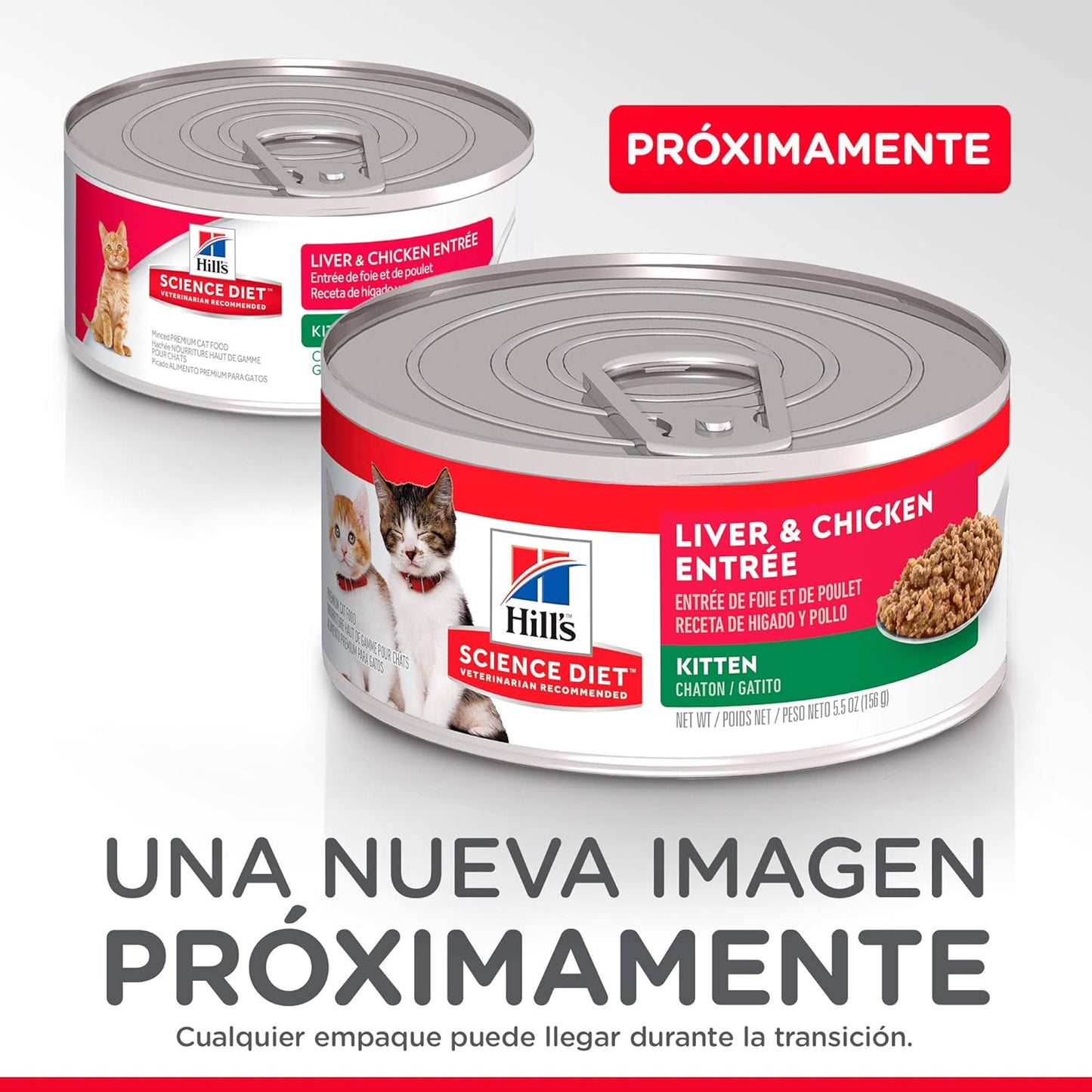 Hill's Science Diet Hill's Science Diet, Alimento para Gatito (Kitten) Receta Original, Húmedo (lata) 156 gr, el empaque puede variar