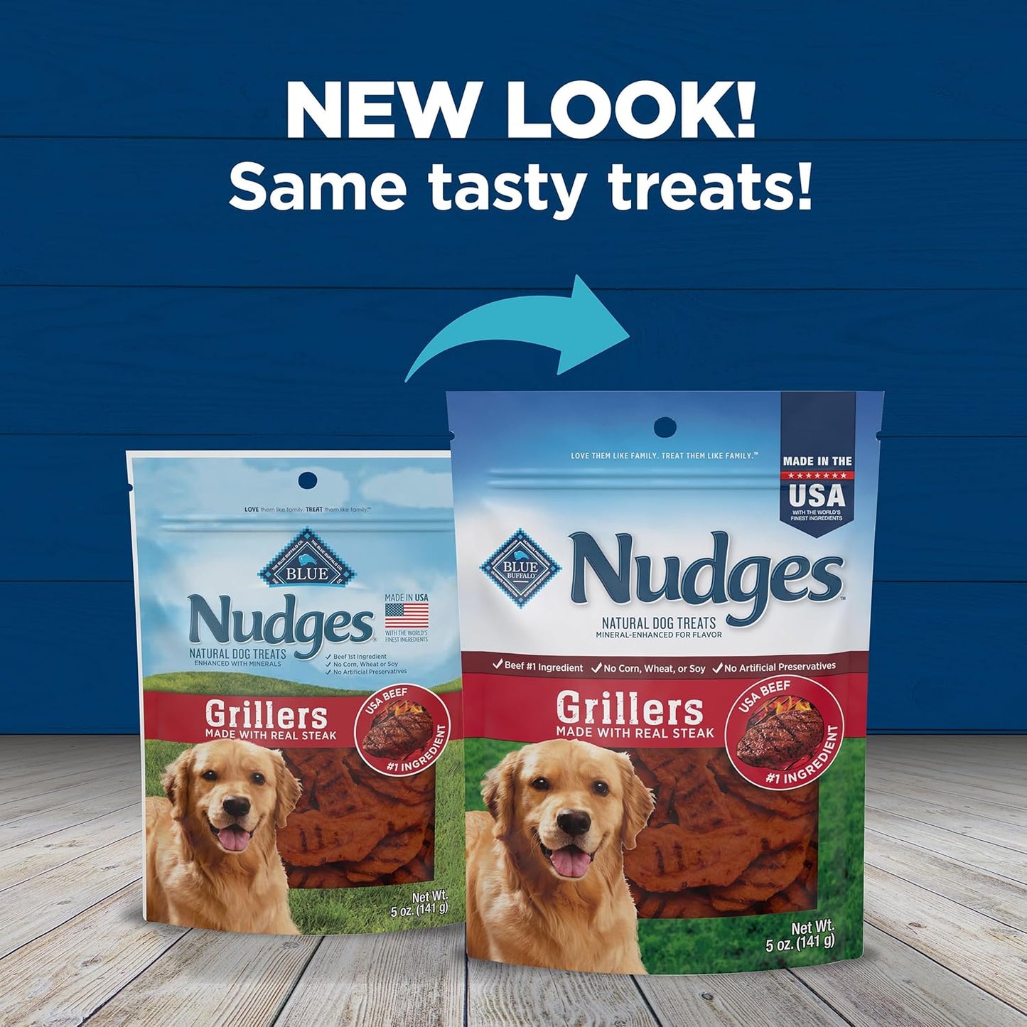 Blue Buffalo Nudges Grillers Natural Dog Treats