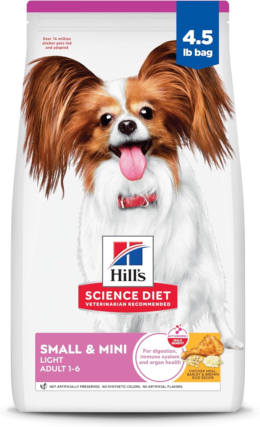 Hill's Science Diet Small & Mini Light, Croquetas para Perro Adulto Raza Pequeña Sabor Pollo 2Kg