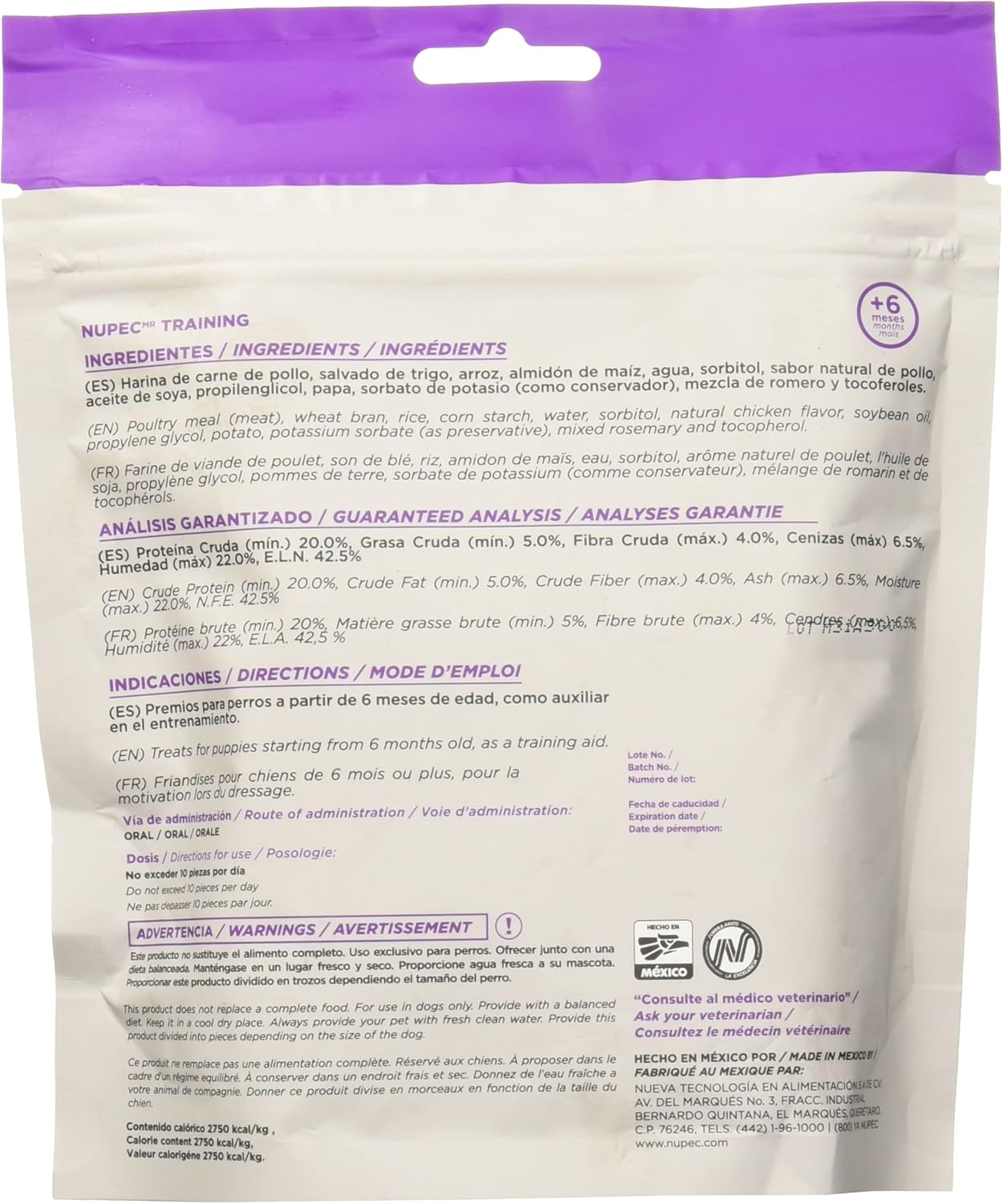 Nupec Treat Funcional para Perro Training, 0.180 kg, 1 Pack + PENU7136 - AAAAAA Premio para Perros Digestive Care, 180 Gr (El empaque puede variar) + PENU7138 - AAAAAA Premio para Perros Relax, 180 Gr