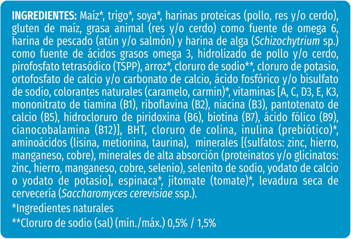 Purina Cat Chow Adulto Todos los Tamaños Sabor Pescado y Mariscos 500g