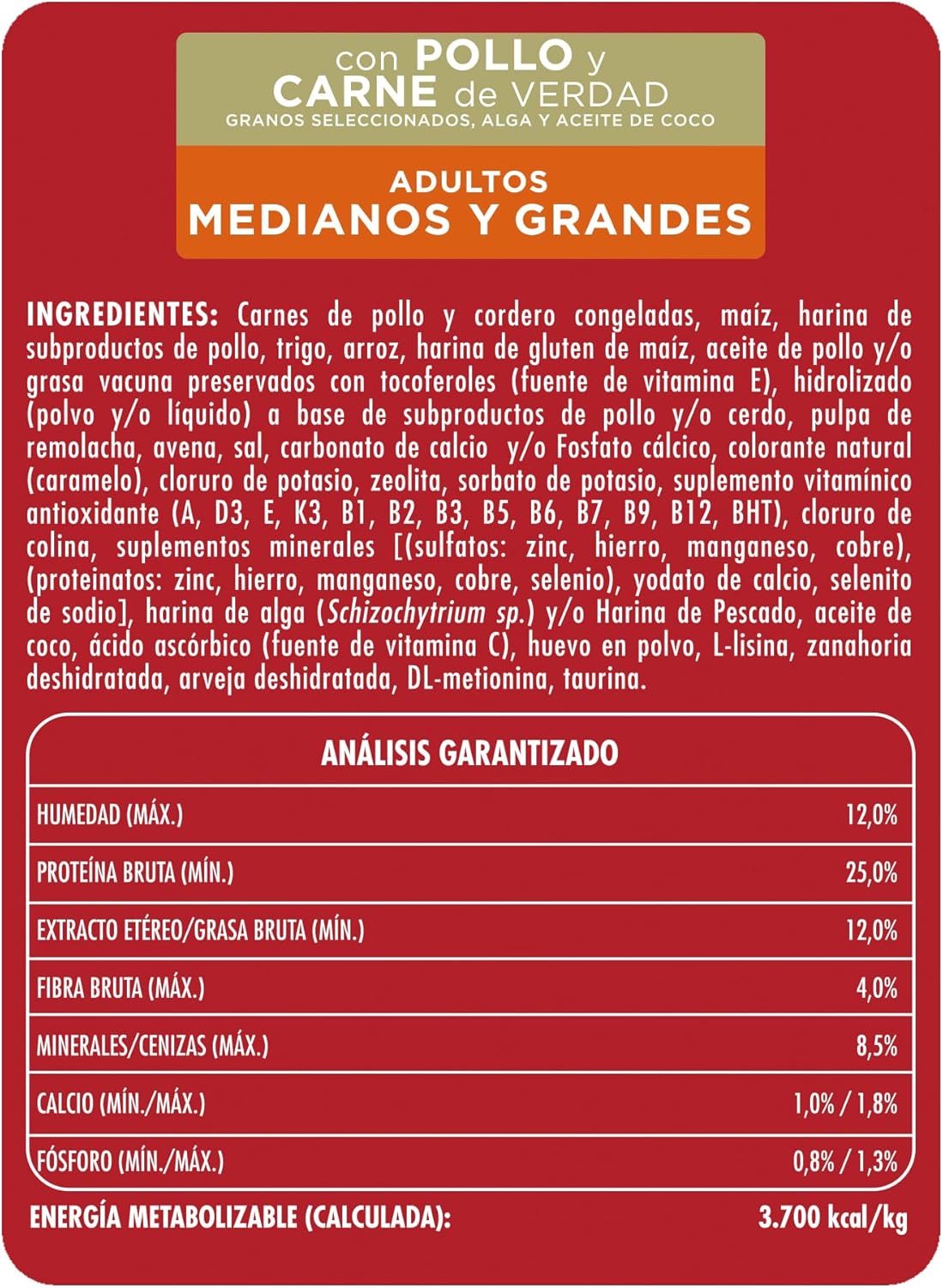 Purina One Adulto Raza Mediana y Grande Sabor Pollo y Carne 7Kg