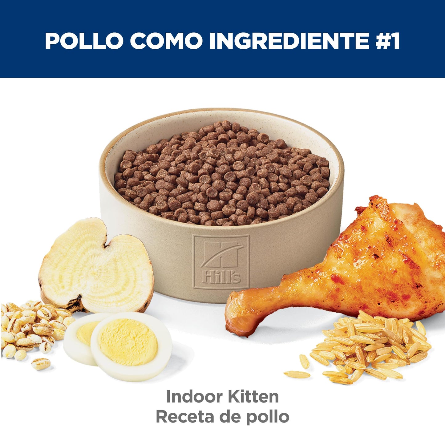 Hill's Science Diet Kitten Indoor, Croquetas para Gatito De Interior, Sabor Pollo 1.6Kg