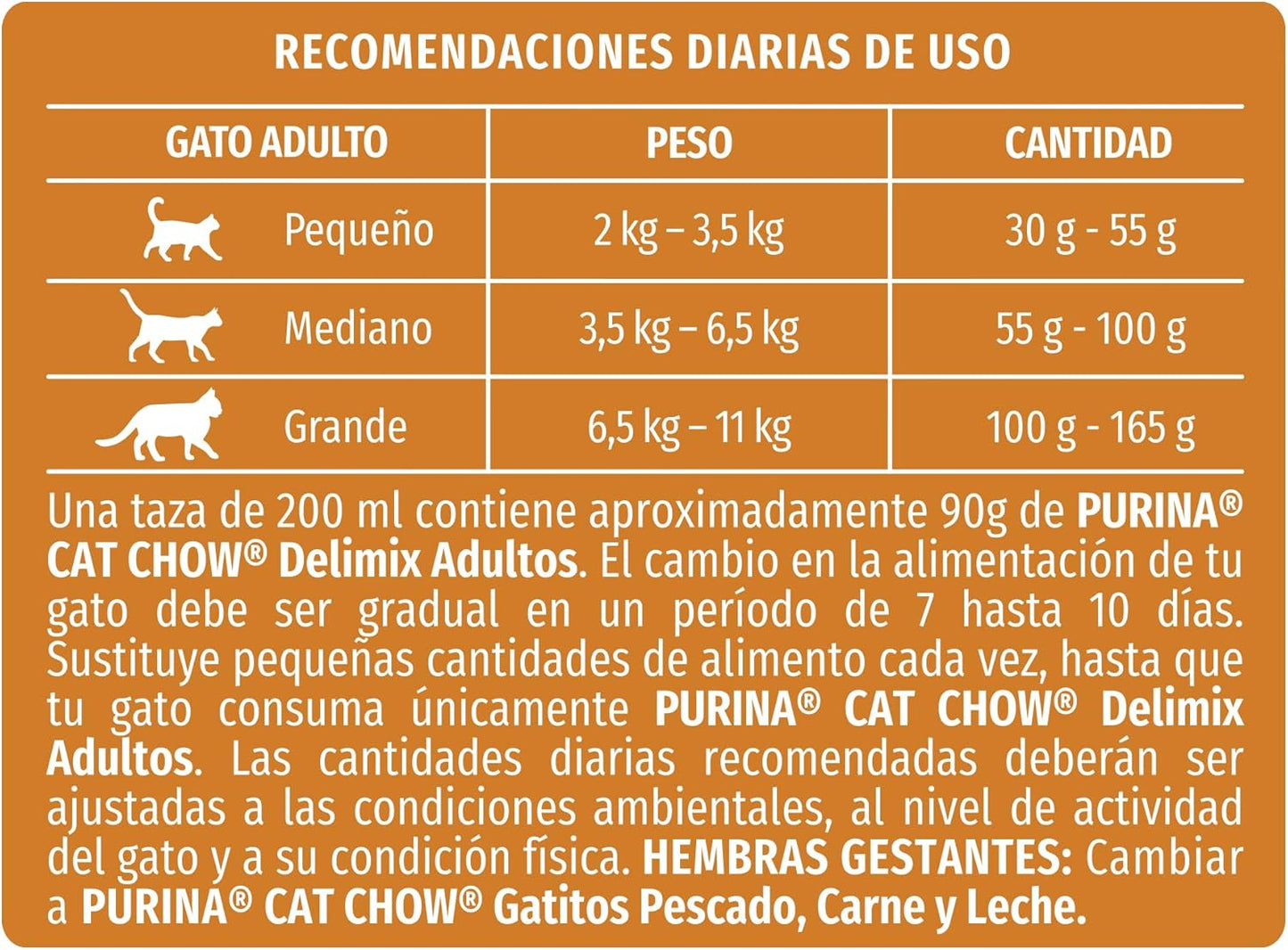 Purina Cat Chow Adulto Delimix Todos los Tamaños Sabor Salmón, Carne y Pollo 15Kg