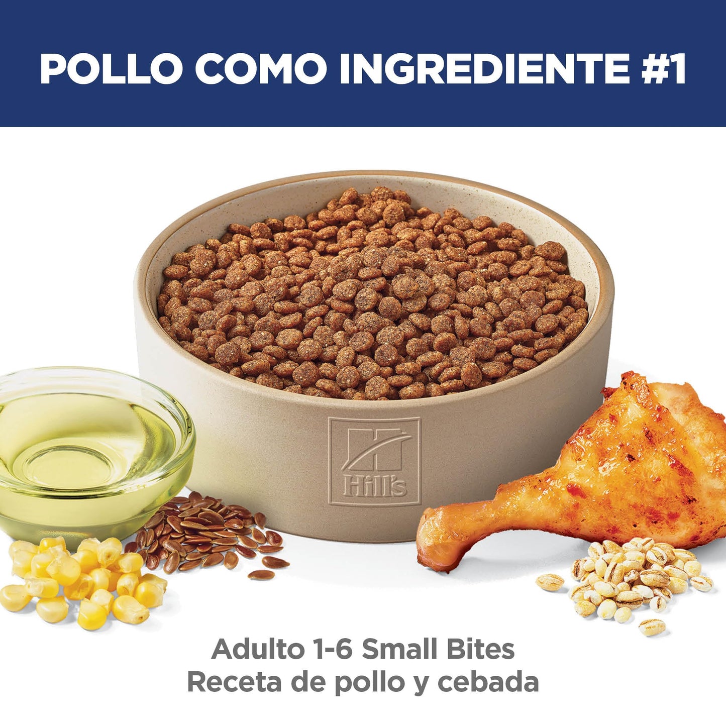 Hill's Science Diet Small Bites, Croquetas para Perro Adulto De Raza Pequeña Bocados Pequeños, Sabor Pollo 6.8Kg