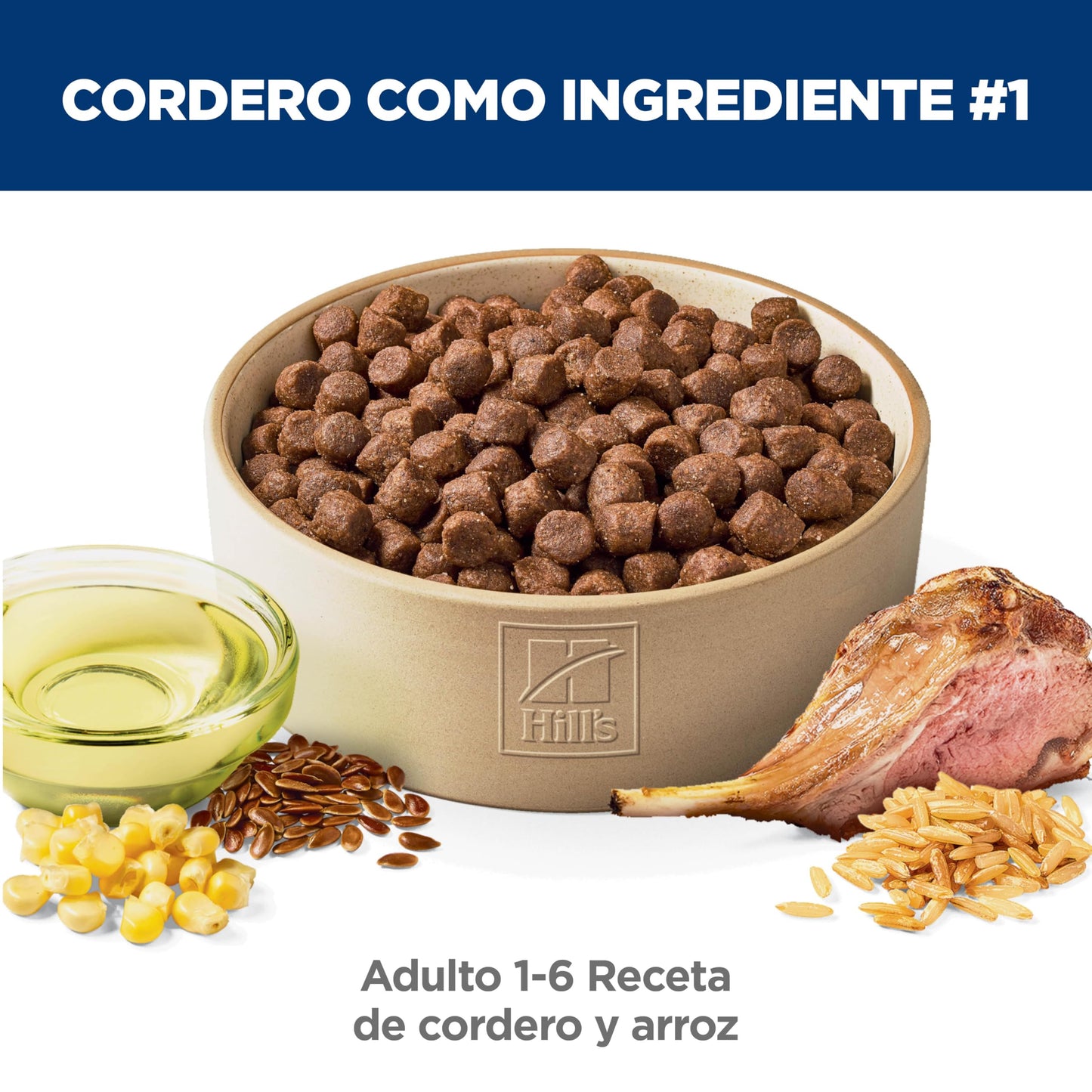 Hill's Science Diet, Croquetas para Perro Adulto Sabor Cordero 15Kg