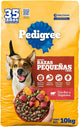 Pedigree - Croquetas para Perro 10 kg, on Res y Vegetales, Razas Pequeñas y Minis, con Proteína, Fibra y Antioxidantes