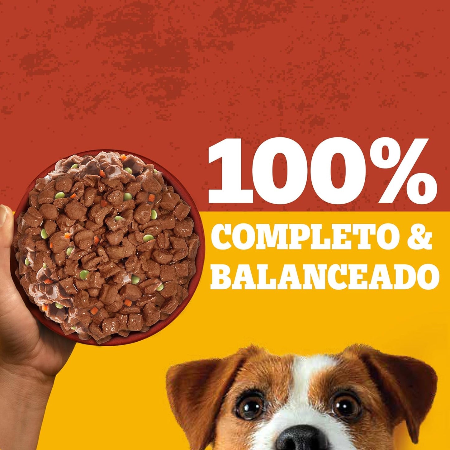 Pedigree - Sobres para Perro, Raza Pequeña, Res y Vegetales, Proteínas, Fibra, 24 Sobres