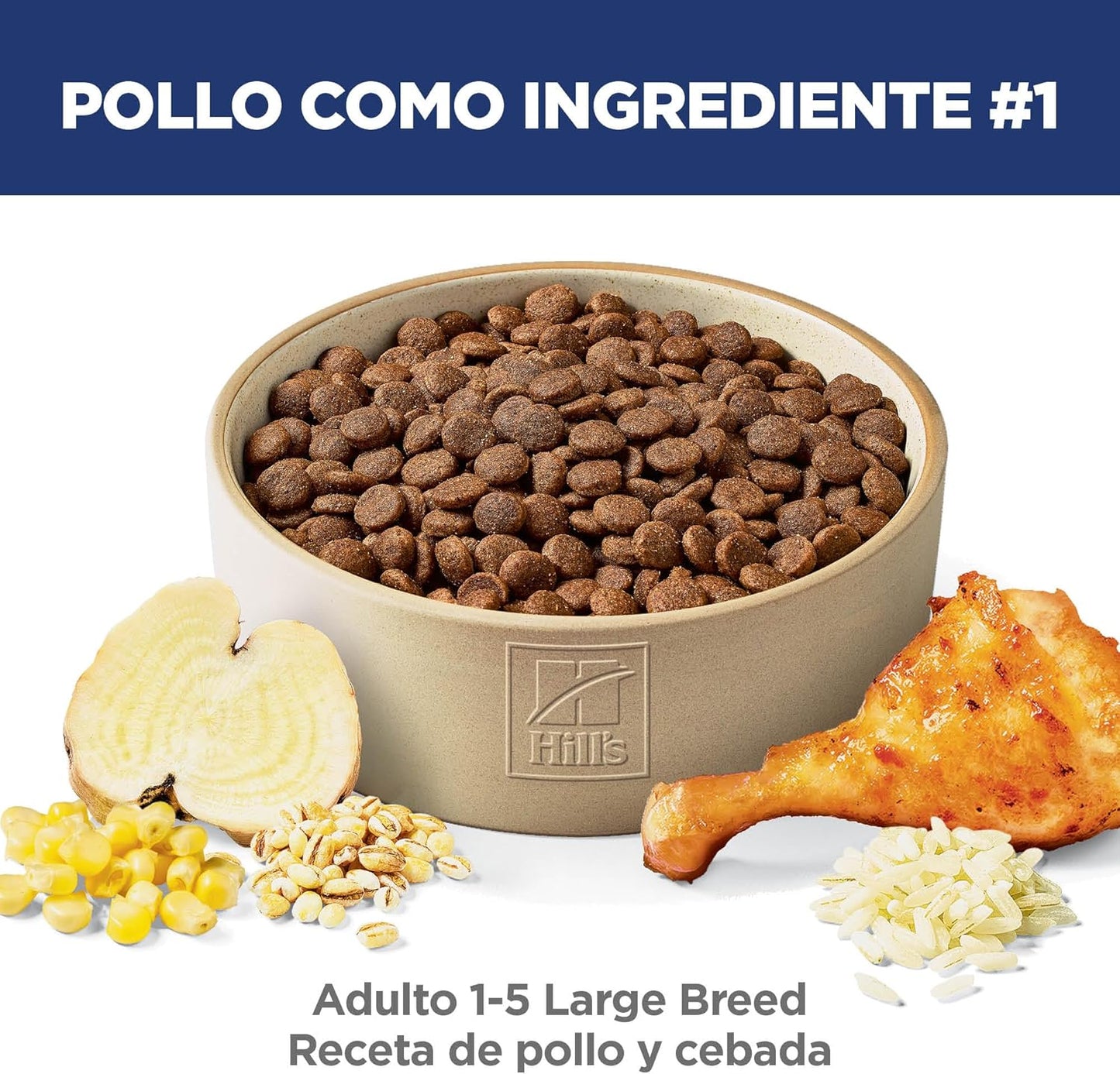 Hill's Science Diet Adult Large Breed, Croquetas para Perro Adulto De Raza Grande, Sabor Pollo Y Cebada 15Kg