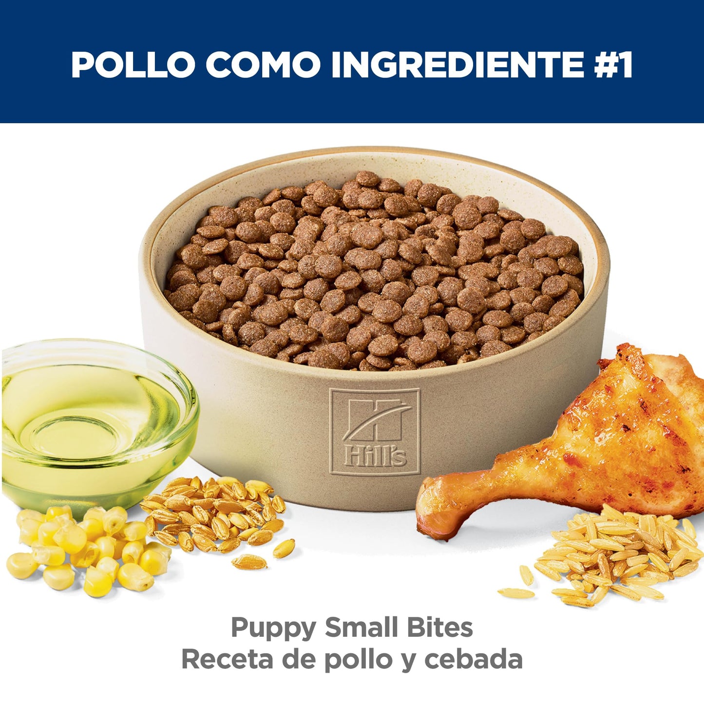 Hill's Science Diet Small Bites Puppy, Croquetas para Perro Cachorro Raza Pequeña Sabor Pollo 2Kg