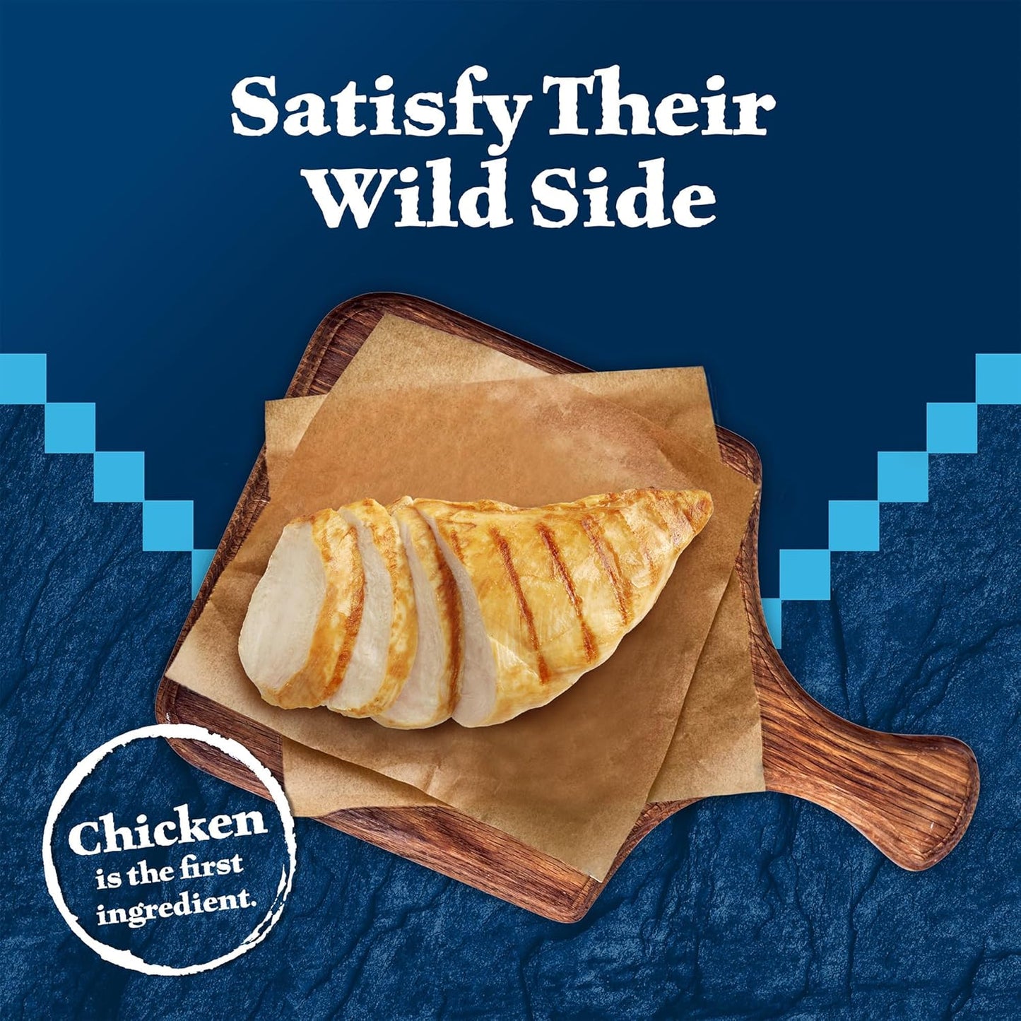 Blue Buffalo Wilderness Chicken Formula Crunchy Grain-Free Cat Treats, 12-oz