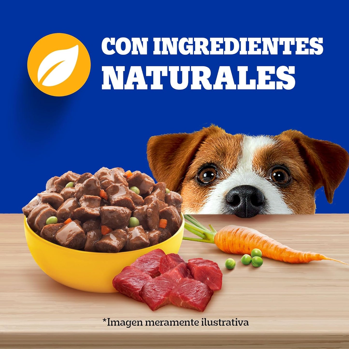 Pedigree - Sobres para Perro Adulto Balance Natural, Res y Vegetales, 100gr. c/u, 24 Sobres
