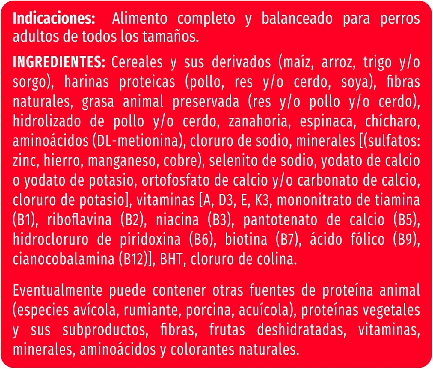 Alimento para Perros Campeon Adulto Prime 15 Kg