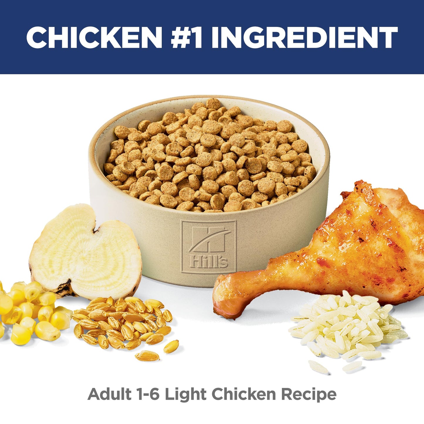 Hill's Science Diet Light, Croquetas para Gato Adulto Bajas En Calorias, Sabor Pollo 7.3Kg