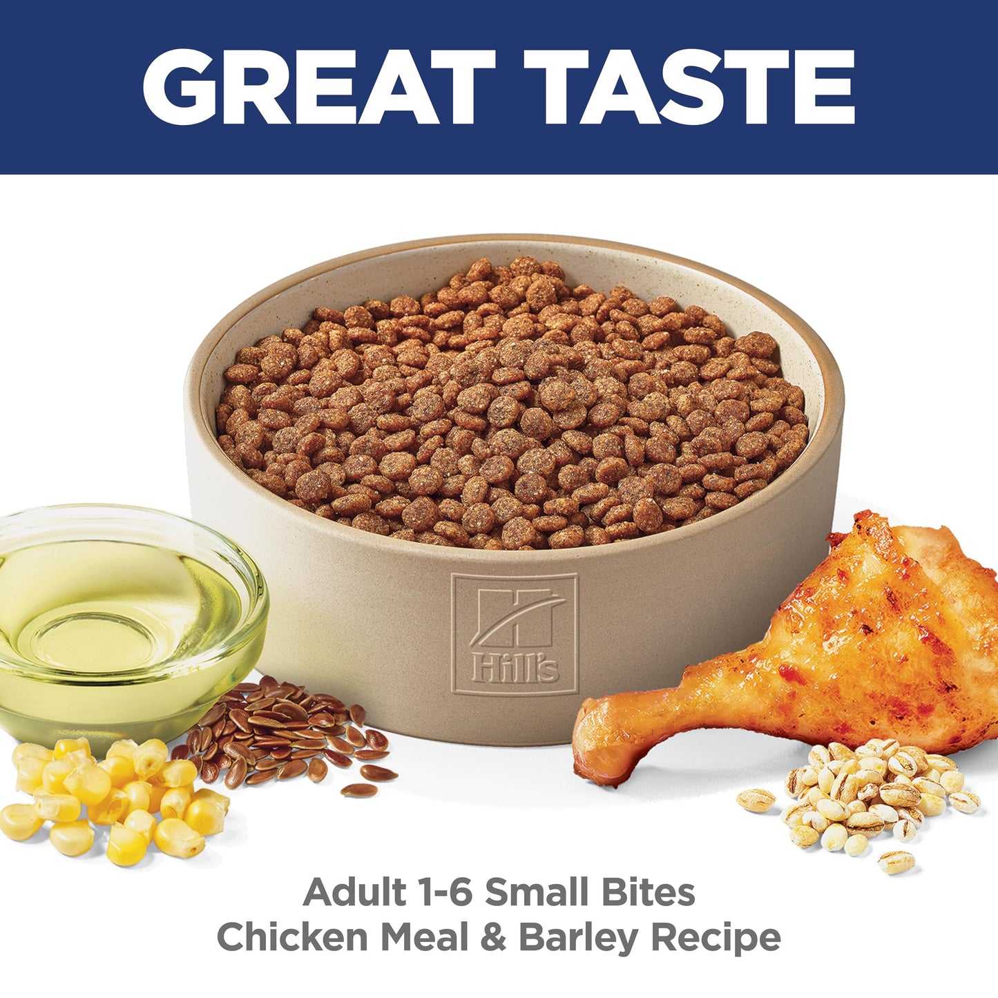 Hill's Science Diet Small Bites, Croquetas para Perro Adulto De Raza Pequeña Bocados Pequeños, Sabor Pollo 6.8Kg