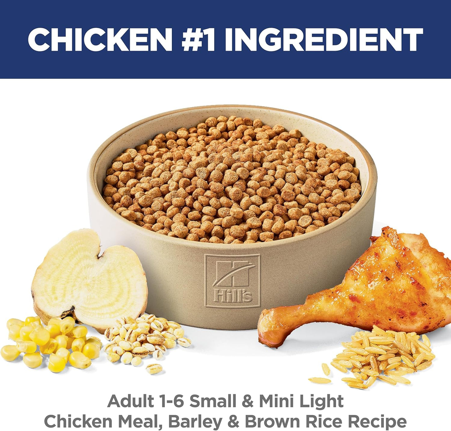 Hill's Science Diet Small & Mini Light, Croquetas para Perro Adulto Raza Pequeña Sabor Pollo 7Kg