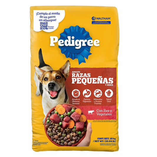 PEDIGREE Croquetas Adulto Razas Pequeñas Con Res Y Vegetales
