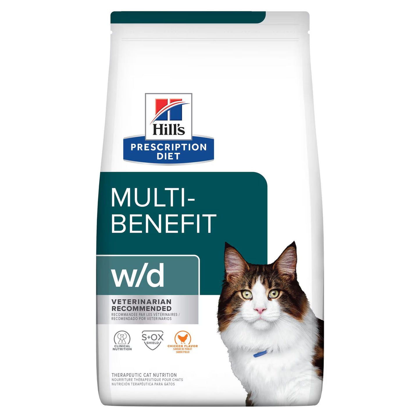 Hill’s Prescription Diet w/d Multi-Benefit Alimento Seco para Gatos
